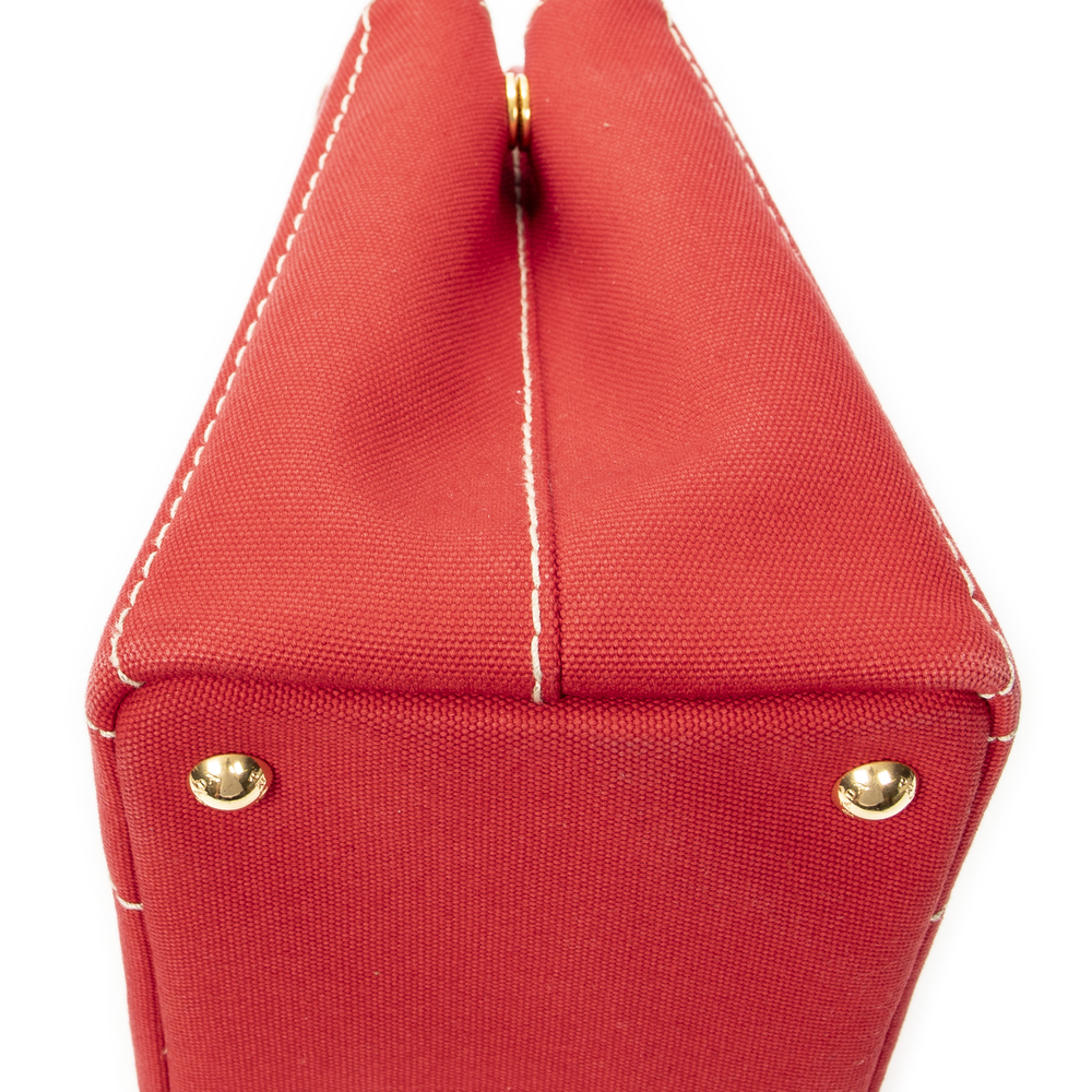 Prada Small Canapa Tote - Picture 8 of 10
